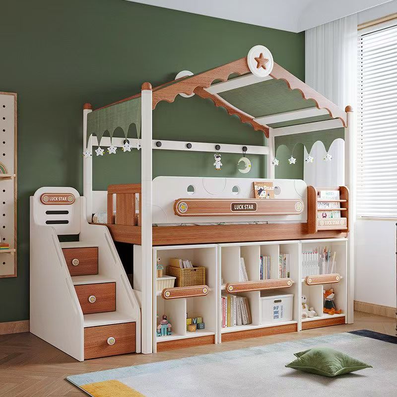 #@Factory OEM/ODM Wooden Bunk  - огляд і ціна Bunk Bed With Stairs And Slide