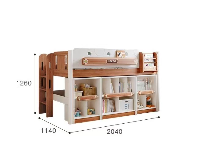 #@Factory OEM/ODM Wooden Bunk  - огляд і ціна Bunk Bed With Stairs And Slide