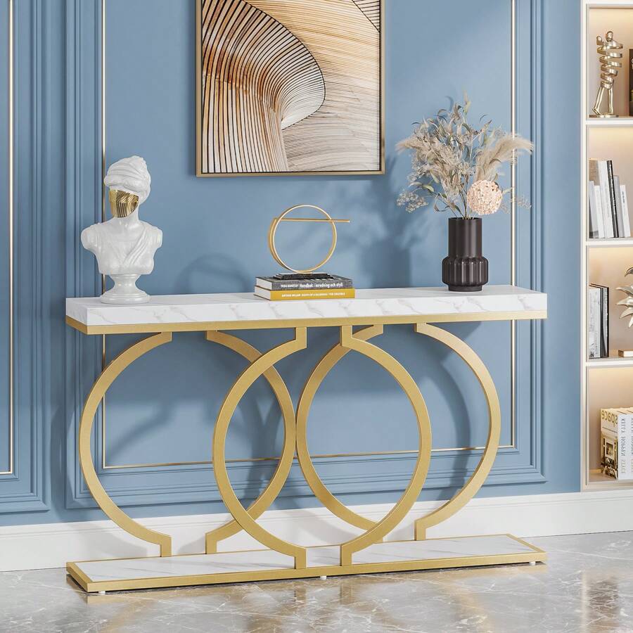 Inch Modern Gold Console Table - огляд і ціна Tables