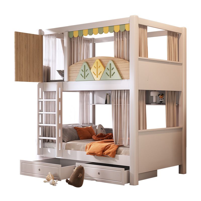 *Modern Nature Theme Kids Bunk - огляд і ціна Bunk Bed With Stairs And Slide