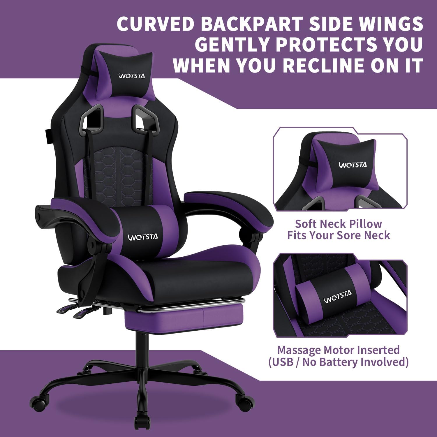 Gaming Chair with Massage,Ergo - огляд і ціна Sofas